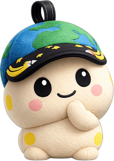 Rise plush in a thoughtful pose